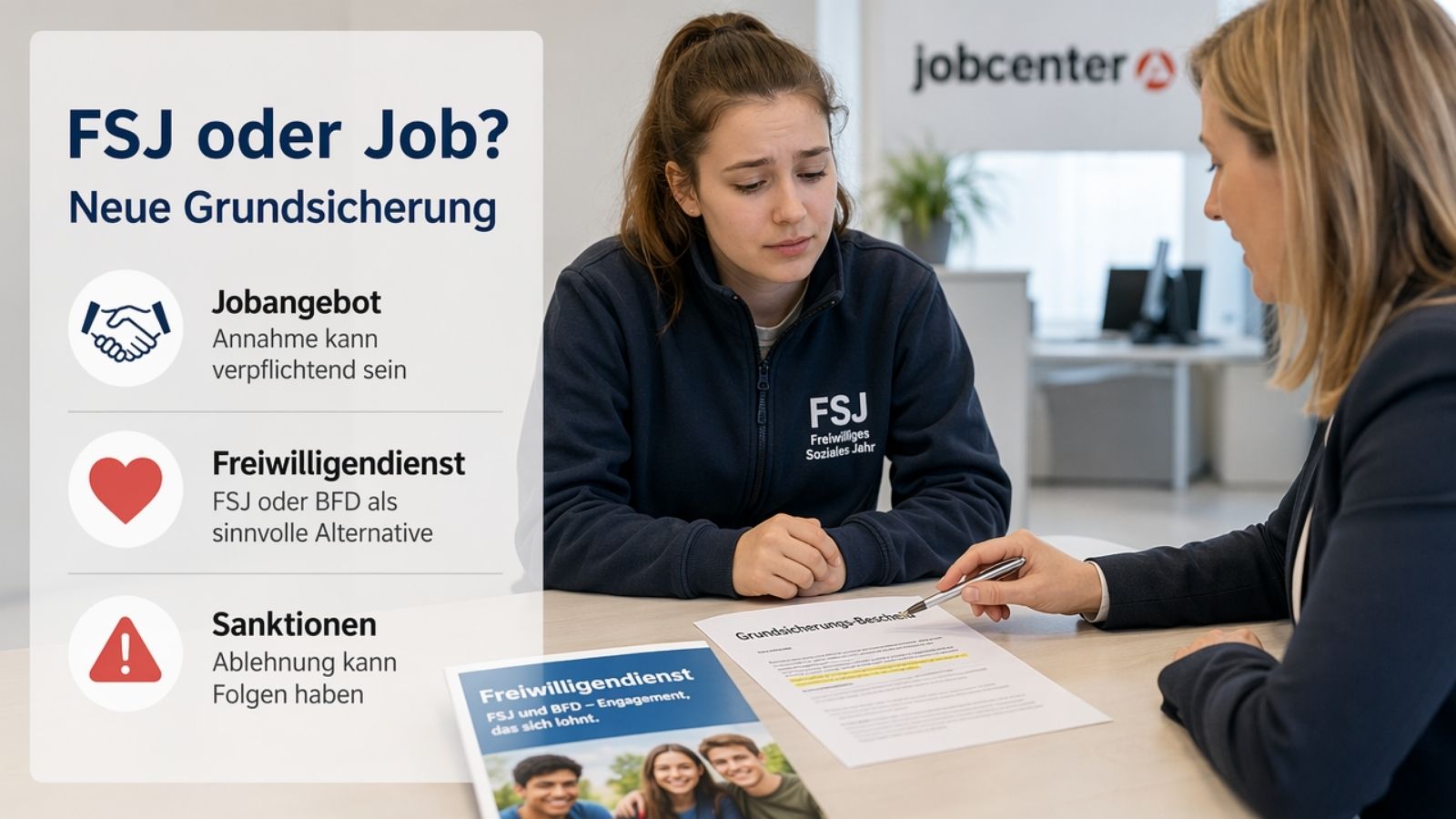 Bundesfreiwilligendienst 23 Neue Grundsicherung: FSJ, BFD weiter möglich?