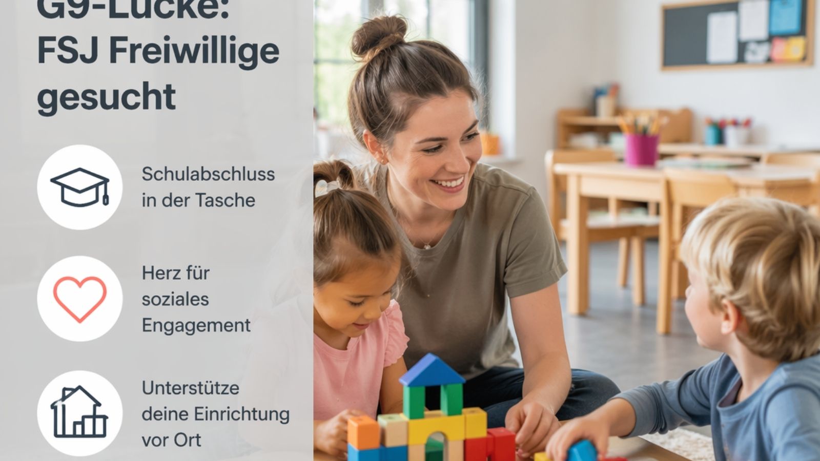 Bundesfreiwilligendienst 23 Lücke bei FSJ und BFD durch G9 Rückkeehr